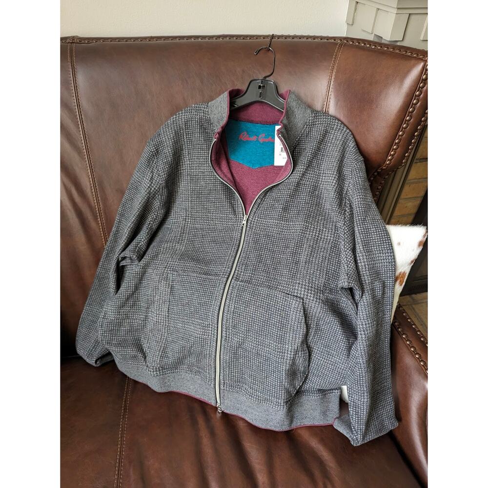 Robert Graham Hyde Park Full-Zip Sweater